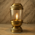 Brass Premium Lamp For Home And Temple Medium