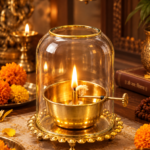 Brass Premium Akhand Diya 150ml | Puja & Home Temple